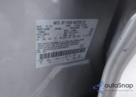 2010 Ford Edge Sel из США, поврежденный, VIN 2FMDK3JC1ABA95976